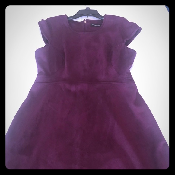 Ivanka Trump Dresses & Skirts - Purple Dress Faux suede purple dress
